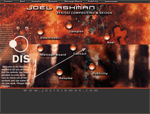 Tablet Screenshot of joelashman.com